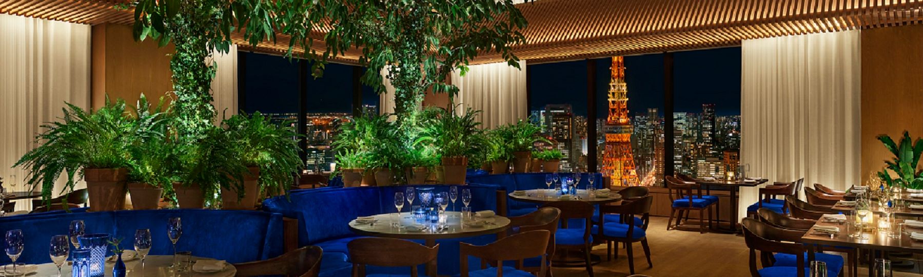 SEASONAL LUXURY INTERNATIONAL HOTEL RESTAURANT THE BLUE ROOM THE